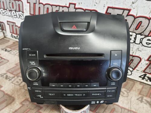 ISUZU D-MAX RADIO/CD/STEREO HEAD UNIT MK2  2012-2021