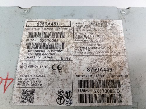 MITSUBISHI L200 SAT NAV MEDIA DISPLAY UNIT GPS SYSTEM 2015-2020