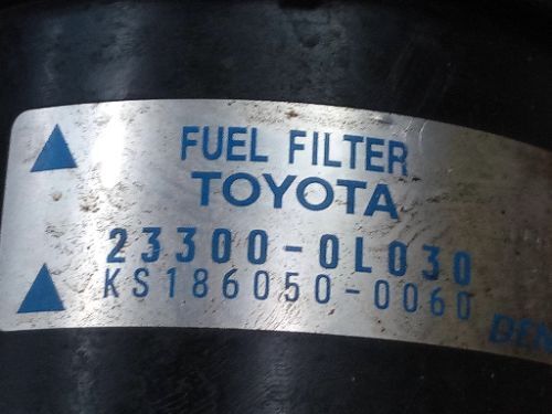 TOYOTA HILUX FUEL FILTER HOUSING PRIMER 2006-2016